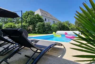 Image de Maison avec piscine et jacuzzi cœur du golfe du Morbihan