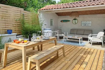 Image de Maison Biscarrosse Bourg pour 6 personnes avec grande terrasse classée 1 étoile