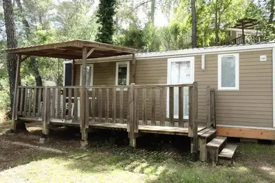 Image de Mobilheim Komfort 35m2/37m2 3 Schlafzimmer - mit Klimaanlage 8 Personen