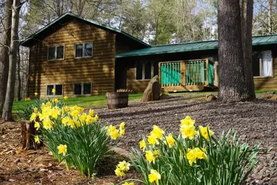Image de Wooded lot Private Cabin with 5br and 5 King Beds on the trails!