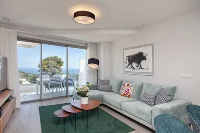 Image de Apartment with open sea views in Mijas Pueblo.