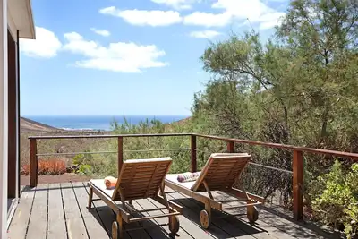 Image de Maison de vacances 'Ecolodge Finca Chafariz' avec vue sur la mer, piscine, jardin et Wi-Fi