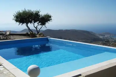 Image de Villa Keanna sur l'île de Kea - vue imprenable sur le coucher de soleil n01