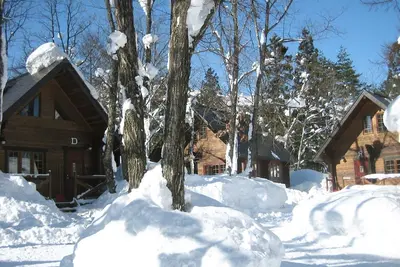 Image de 7person capacity 2ldk log house cottage with loft / Kitaazumigun Nagano