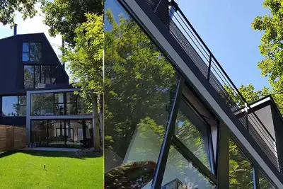 Image de Maison moderne en pleine nature aux portes de Paris.