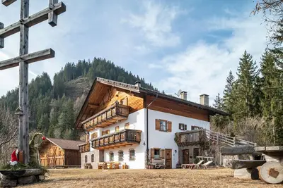 Image de Appartement de vacances \"Thomasegg Hof Linde\" avec vue sur la montagne, jardin partagé et Wi-Fi