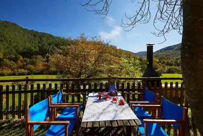 Image de Maison de vacances \"La Cabana, El Reixac Casa Rural\" avec vue sur les montagnes