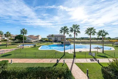 Image de Vivienda lujo panorámica golf avec vue sur la mer, Wi-Fi et climatisation