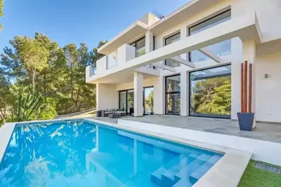 Image de Maison de vacances Magaluf pour 1 - 6 personnes avec 3 chambres à coucher - Maison de vacances
