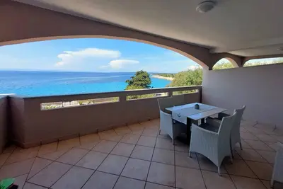 Image de Appartement de deux chambres prés de la plage Lun, Pag (A-3320-f)