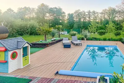 Image de Belle maison Ă Insko avec sauna