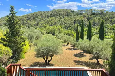 Image de Maison provençale avec piscine dans un hameau paisible