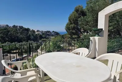 Image de 5055 -Petite Maison Rubens 11-9 Magnifique Vue Panoramique Sur La Crique D'Almadrava.