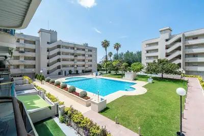 Appartement de vacances \"Cambrils Park\" avec vue sur la mer, balcon et piscine partagée