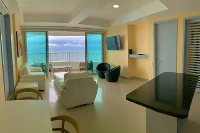Image de 2p1-32 Apartamento Frente Al Mar Con Aire Acondicionado Y Wifi