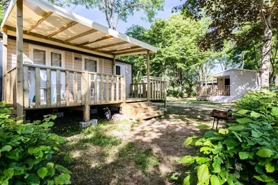 Image de Mobil-home tribu - 2 chambres - 27 m² - grande terrasse - 6 personnes