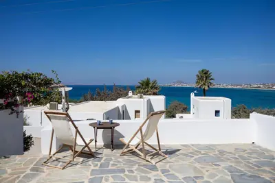 Image de Cycladic home panoramic sea view close to beach