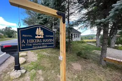 A Hiker’s Haven in The White Mountains\nA cozy cottage with breathtaking view’s
