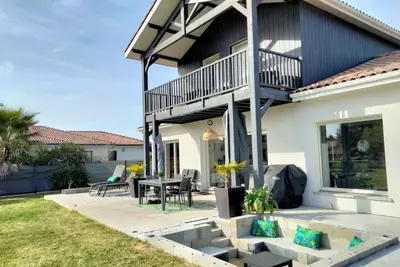 Image de Maison Contemporaine à 3 min du Bassin D'arcachon