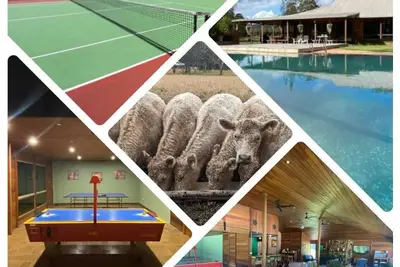 Image de Farm Stay With Shared Access to the Pool, Tennis Court, Entertainment/games Room