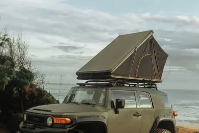 Image de Fully Decked Lifted 4wd Green Fj Cruiser!