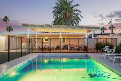 Retro Phoenix Retreat | Pool, Bocce & Fire Pit