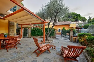 Saracena with private patio, near the swimming pool