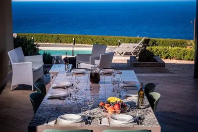 Image de Baie de Scopello, piscine privée, vue imprenable