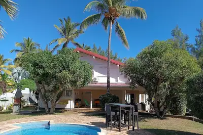 Image de Villa cosy avec piscine et grand jardin exotique à 2 pas du lagon