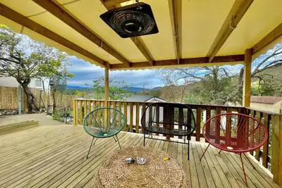 Image de Mobil home golf de saint tropez sur emplacement luxe