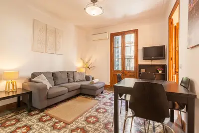 Image de Appartement 'Au Cœur de Barcelone' avec balcon, Wi-Fi et climatisation