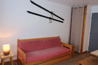 Image de Studio confortable proche des pistes avec balcon, animaux acceptés - Tignes