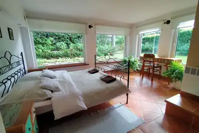 Five-person Apartment With a Garden Near Szczytnicki Park