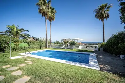 4-bedroom, 3-bathroom villa with a private pool, stunning sea and mountain views