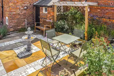 This beautiful town house enjoys elevated views over Scarborough to the castle on the coast.