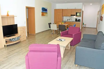 11 Schöne 2-raum-fewo, Strandlage mit Terrasse - Appartementhaus am Strand m. Balkon Göhren (Or 10