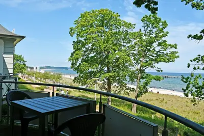 02 Schöne 2-raum-fewo mit Seeblick, Strandlage mit Terrasse - Appartementhaus am Strand m. Balkon