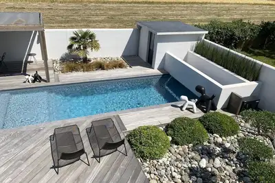 Image de Villa contemporaine vue campagne et vue mer