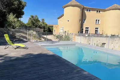 Image de Joli appartement cosy dans un chateau avec piscine près d’Uzes dans le Gard