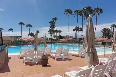 Amplio bungalow en Sunnygolf, Maspalomas.
