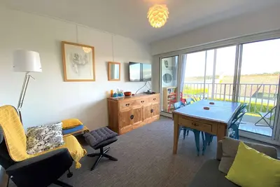 Image de Appartement Vue Mer avec Wifi, loggia, au centre de Tregastel