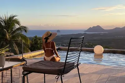 Image de Villa Jad&den - Vue panoramique avec sa piscine