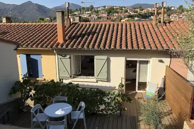 Image de Maison rénovée, Collioure proche centre, vue sur la montagne