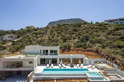 Brand New 5 bedroom villa with a heated pool
