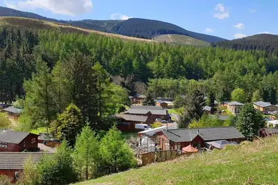 Image de Jasper Lodge at Glendevon Country Park, nr Gleneagles, Perthshire.