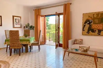Villa 100m walking to beach, private parking