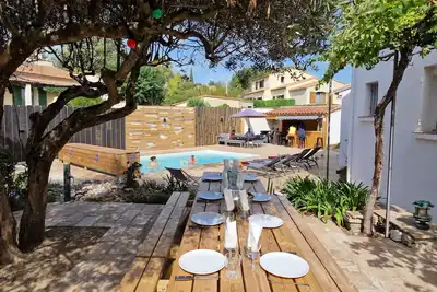 Image de Villa d'architecte rénovée avec Piscine proche de Sète et de Montpellier