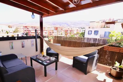 Image de nice appartement with two rooms and a roof terrace