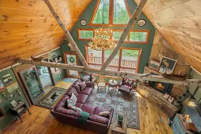 Image de Cozy Cub Cabin Mountainside • Lake George, Hot Tub, Fireplace, Gazebo
