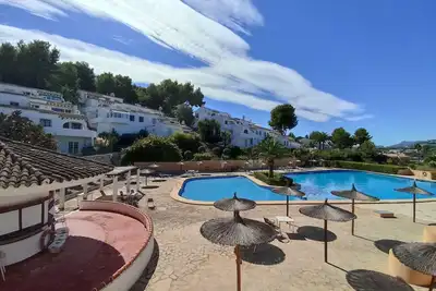 Image de Apartement with lovely views on the outskirts of Moraira, close to shops.